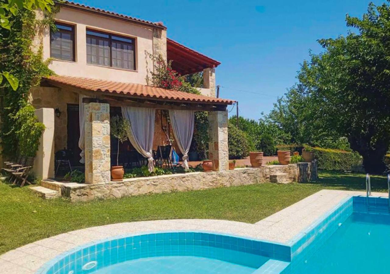 Villa Skine With Private Pool And Garden Chania  Luaran gambar